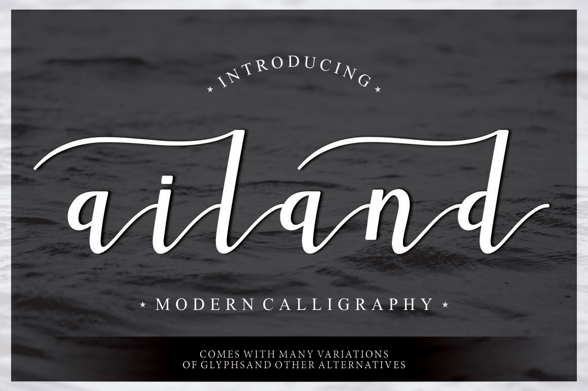 Ailand: The Elegant Script Font for Modern Brands