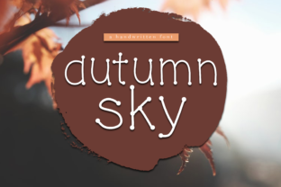 Autumn Sky Font: Personality for Brand Design