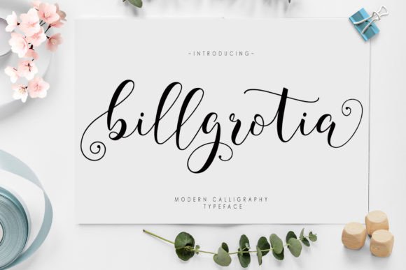 Billgrotia Script: A Designer’s Guide to Elegant Branding