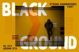 Black Ground Font for Urban Branding