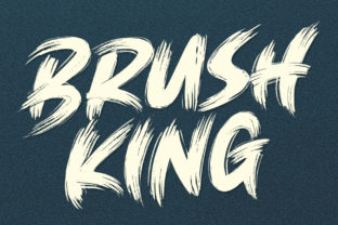 Brush King Typeface for Editorial Impact