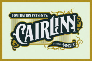 Cairlinn: A Vintage Serif Font for Makers