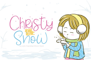 Christy Snow Font for Digital Branding