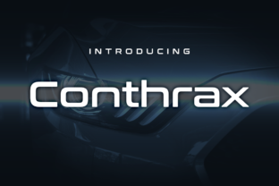 Conthrax Typeface for Modern Maker Branding