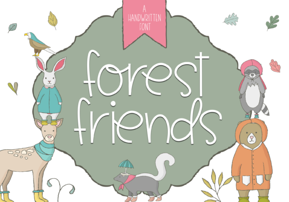 Forest Friends Font for Crafters and Sellers