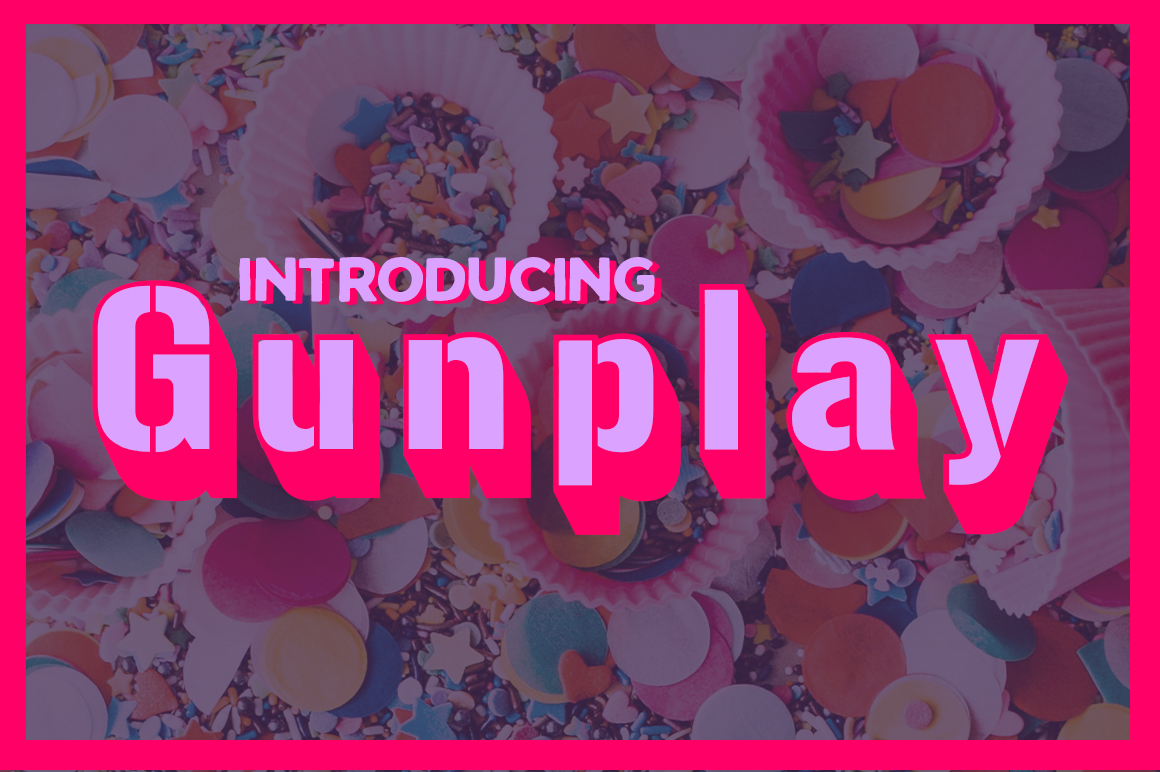 Gunplay: A Stencil Typeface for Bold Branding