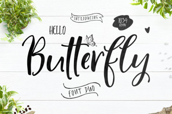 Hello Butterfly Duo Font for Polished Branding