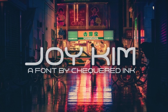 Joy Kim Font for Futuristic Branding