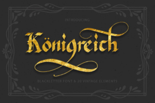 Königreich Typeface for Editorial Design