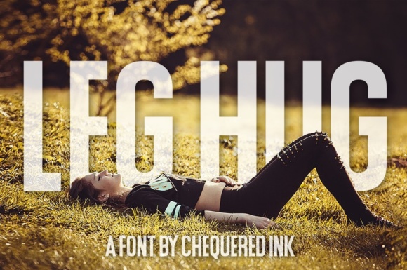 Leg Hug Font for Bold Editorial Titles