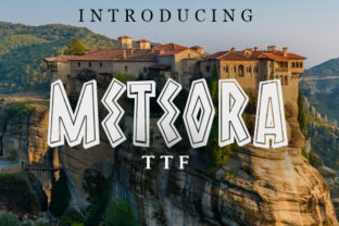Meteora: A Greek-Style Display Font for Web Design