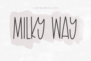 Milky Way Font: A Whimsical Display Typeface for Brands