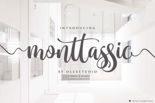 Monttassic Script: A Modern Typeface for Editorial Design