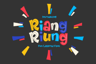 Riangriung: A Playful Display Font for Makers
