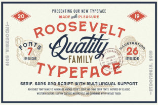 Roosevelt Family: A Vintage Typeface for Bold Brands