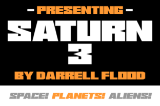 Saturn 3: The Ultimate Futuristic Display Font