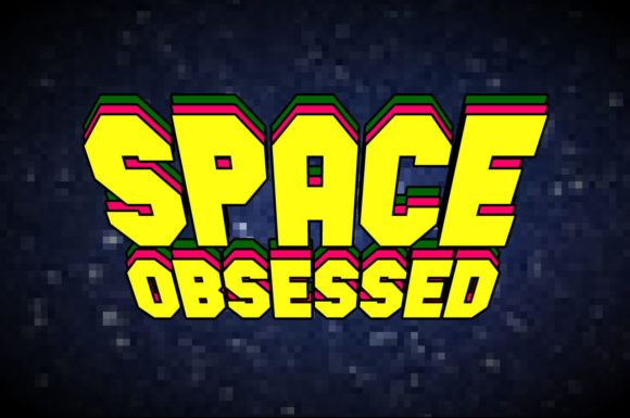 Space Obsessed: A Retro Display Font for Bold Branding