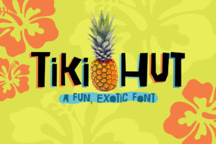 Tiki Hut Font: Tropical Display Type for Bold Campaigns