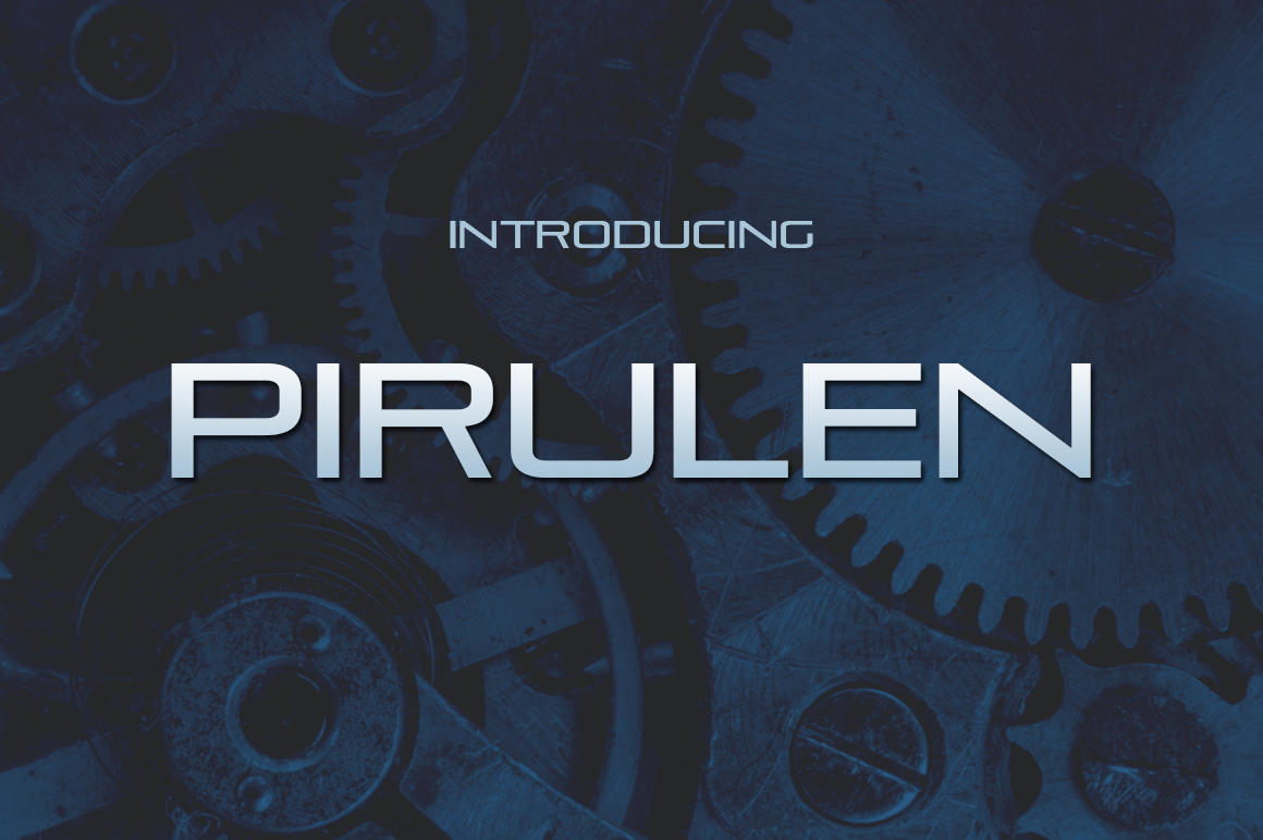 Using Pirulen Font for Modern Tech Branding