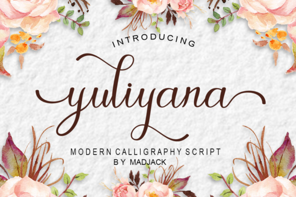 Yuliyana Script Font for Modern Campaign Design